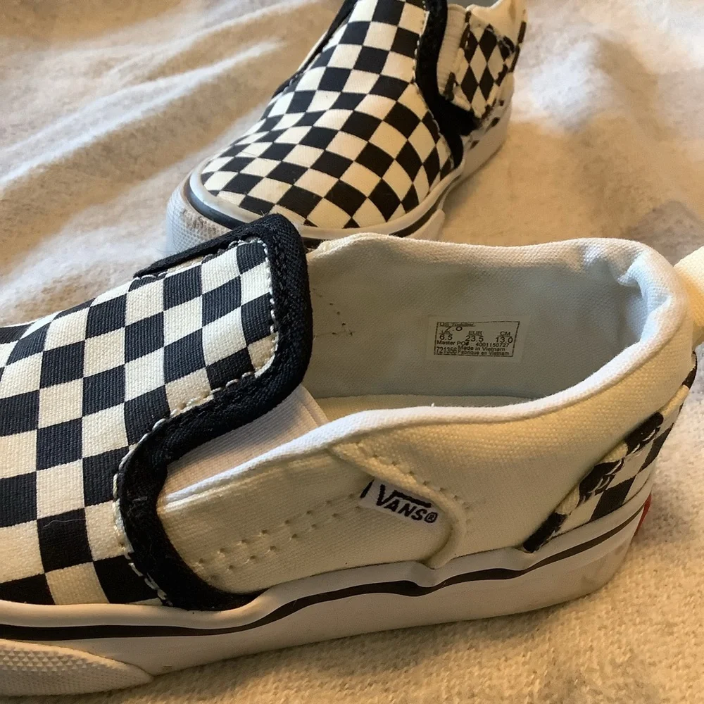 Vans Classic Checkerboard Slip-On Shoes Toddler size 7 - Picture 5 of 6